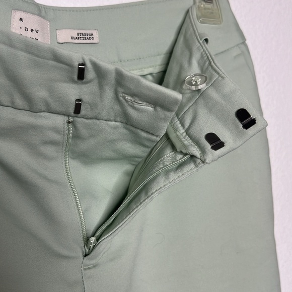 A New Day Sea-foam Green Stretch Ankle Crop Pants 2 - Picture 14 of 16